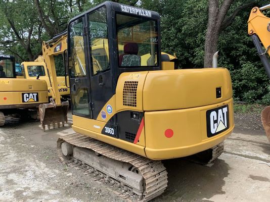 Compact Caterpillar 306D Mini Crawler Excavator Orijinal Japonya İkinci El