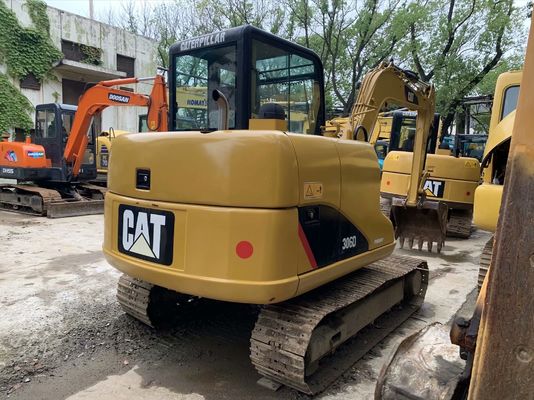 Compact Caterpillar 306D Mini Crawler Excavator Orijinal Japonya İkinci El