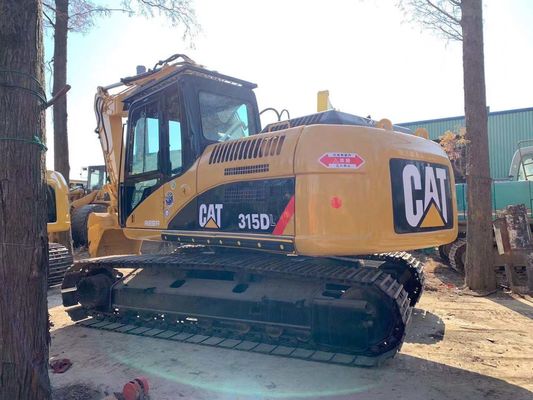 Orijinal Japonya Caterpillar 315D ikinci el kazıcı güvenlik operasyonu