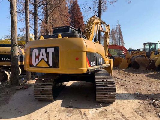 Orijinal Japonya Caterpillar 315D ikinci el kazıcı güvenlik operasyonu