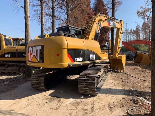 Orijinal Japonya Caterpillar 315D ikinci el kazıcı güvenlik operasyonu