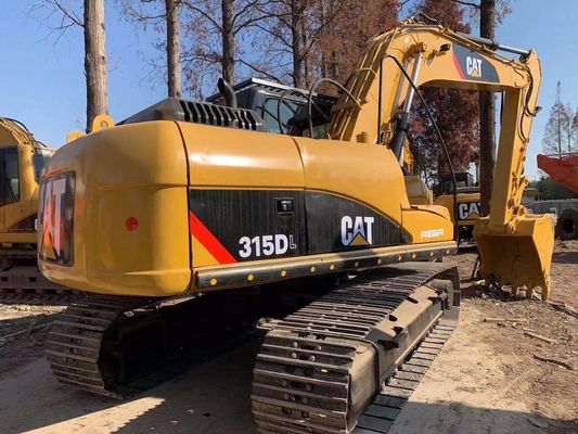Orijinal Japonya Caterpillar 315D ikinci el kazıcı güvenlik operasyonu
