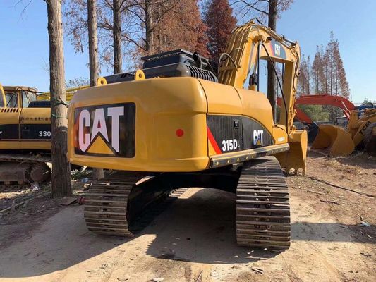 Orijinal Japonya Caterpillar 315D ikinci el kazıcı güvenlik operasyonu