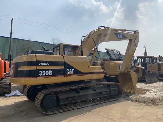 Yüksek Güçlü 320B Kullanılmış CAT Kazı Makinesi Güvenlik Operasyonu 20 Tonluk Kazı Makinesi