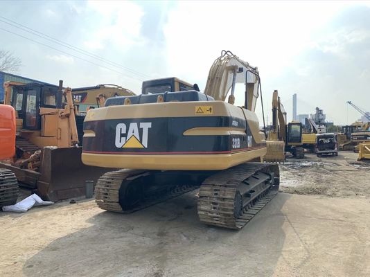 Yüksek Güçlü 320B Kullanılmış CAT Kazı Makinesi Güvenlik Operasyonu 20 Tonluk Kazı Makinesi