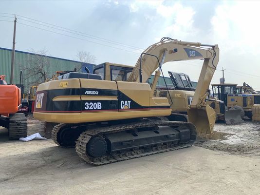 Yüksek Güçlü 320B Kullanılmış CAT Kazı Makinesi Güvenlik Operasyonu 20 Tonluk Kazı Makinesi