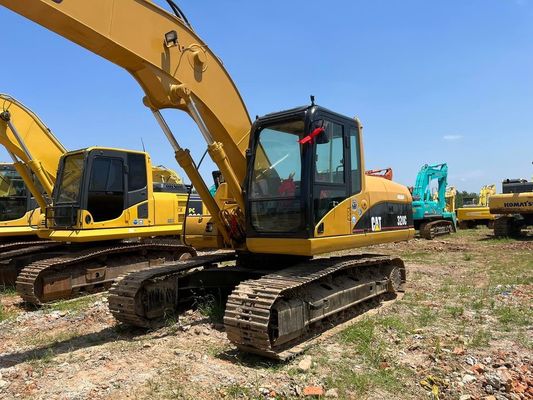 320C Kullanılmış CAT Kazı Makinesi Caterpillar 20 Ton Kazı Makinesi Güvenlik Operasyonu Japonya
