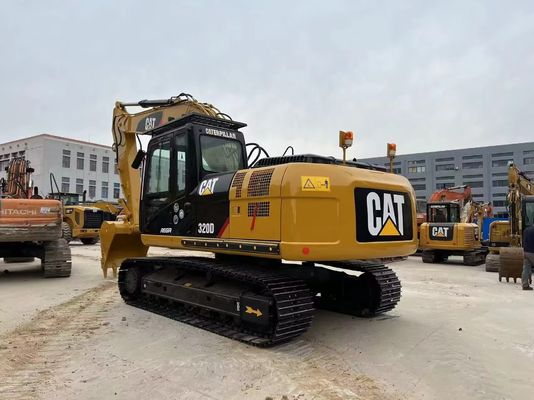 Caterpillar 320D Japonya'da Yapılmış Kullanılmış CAT Kazı Makinesi İnşaat için 320B 320C 320D