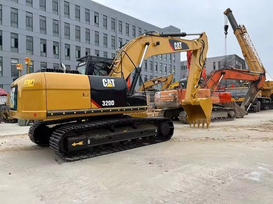 Caterpillar 320D Japonya'da Yapılmış Kullanılmış CAT Kazı Makinesi İnşaat için 320B 320C 320D