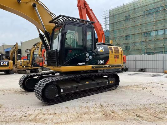 Caterpillar 320D Japonya'da Yapılmış Kullanılmış CAT Kazı Makinesi İnşaat için 320B 320C 320D