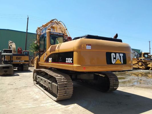 2001 Yılı Kullanılmış Crawler Montajlı Ekskavatör Caterpillar 330C CAT C9 Motor 250HP