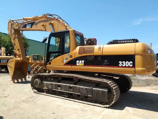 2001 Yılı Kullanılmış Crawler Montajlı Ekskavatör Caterpillar 330C CAT C9 Motor 250HP
