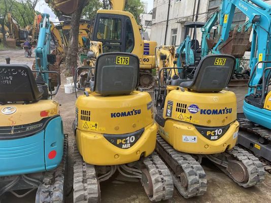 Japonya Komatsu PC10MR-2 Kapalı çalışma için ikinci el kazma makinesi