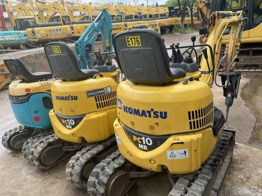 Japonya Komatsu PC10MR-2 Kapalı çalışma için ikinci el kazma makinesi