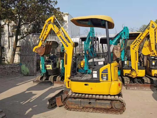 Japonya PC18MR-3 Madencilik ve İnşaat için İkinci El Komatsu Kazıcı