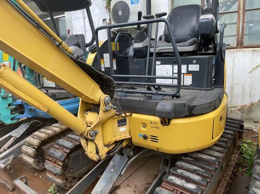 Kullanılmış Komatsu PC20MR-2 Sürünen Montajlı Kazı makinesi Japon orijinal bahçede çalışmak