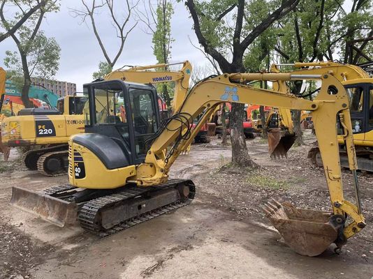 Kapalı kabin Kullanılmış Komatsu Mini Kazıcı PC40MR-2 PC35MR-2 PC40MR-2