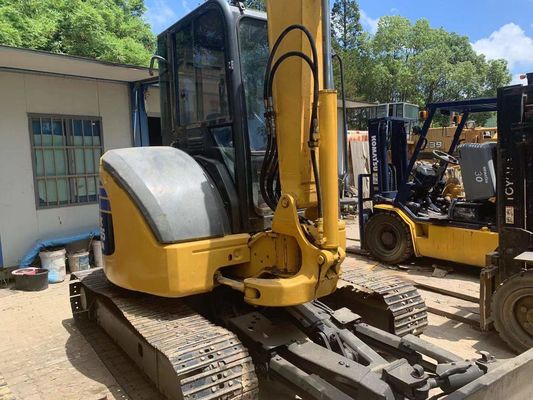 Kullanılmış PC50MR-2 Komatsu Mini Digger İnşaat Alanı İçin Kapalı Kabin