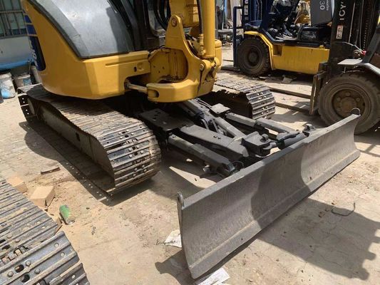 Kullanılmış PC50MR-2 Komatsu Mini Digger İnşaat Alanı İçin Kapalı Kabin