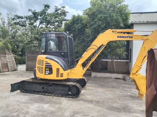 Kullanılmış Komatsu PC55MR 2 Mini Orijinal Japonya Enerji Tasarrufu Yüksek Performanslı