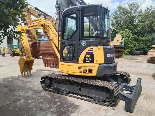 Kullanılmış Komatsu PC55MR 2 Mini Orijinal Japonya Enerji Tasarrufu Yüksek Performanslı