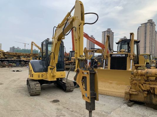 Komatsu PC55MR-2 Kullanılmış Ekskavatör Japonya Mini Boyutlu Hidrolik Çekiç