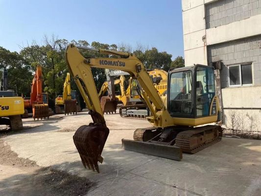 Orijinal Rengi Kullanılmış Komatsu PC56MR-2 Mini Kazı makinesi Mükemmel durumda