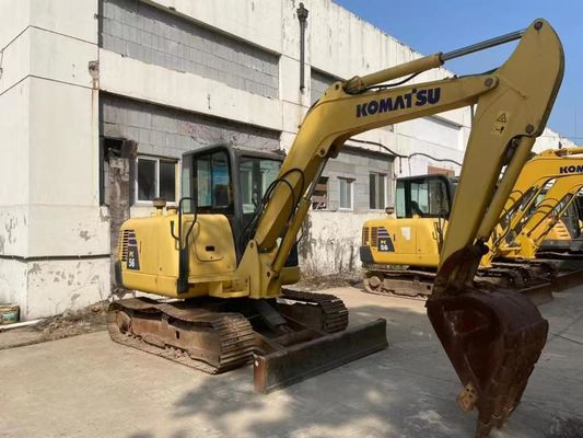 Orijinal Rengi Kullanılmış Komatsu PC56MR-2 Mini Kazı makinesi Mükemmel durumda