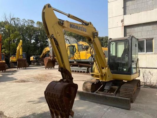 Orijinal Rengi Kullanılmış Komatsu PC56MR-2 Mini Kazı makinesi Mükemmel durumda
