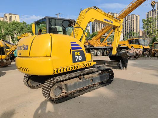 Orijinal Japonya Kullanılmış Ekskavatör Komatsu PC70-8 Crawler Tipi Ekskavatör