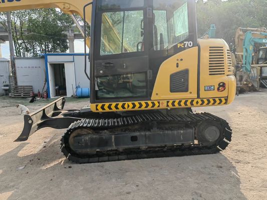 Orijinal Japonya Kullanılmış Ekskavatör Komatsu PC70-8 Crawler Tipi Ekskavatör