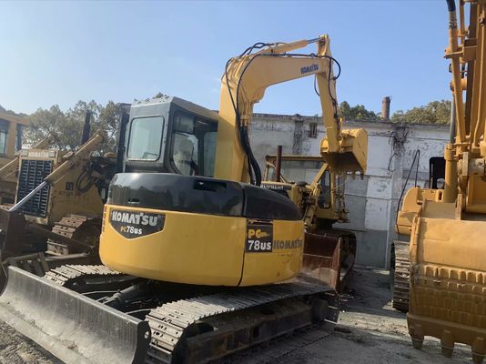 PC78US-6NO Kullanılmış Kazı makinesi Orijinal Renk İkinci El Komatsu Kazı makinesi