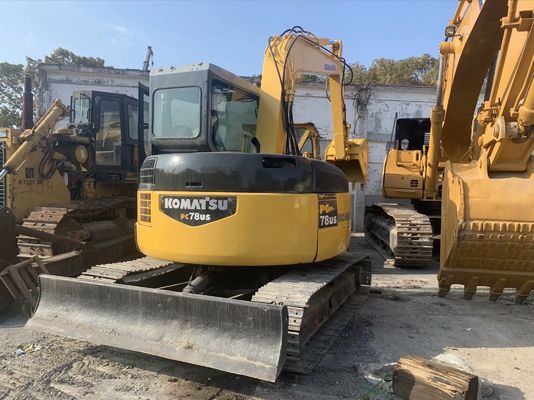 PC78US-6NO Kullanılmış Kazı makinesi Orijinal Renk İkinci El Komatsu Kazı makinesi