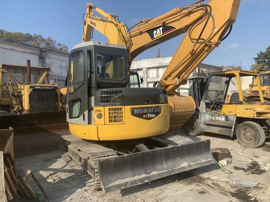 PC78US-6NO Kullanılmış Kazı makinesi Orijinal Renk İkinci El Komatsu Kazı makinesi