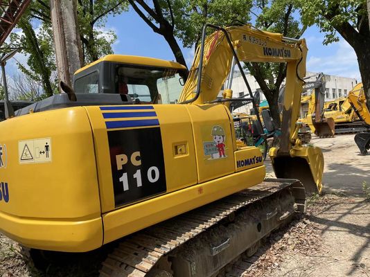 PC110-7 Sürünen Kullanılmış Komatsu Kazıcısı Ağır Güçlü İkinci El Komatsu Kazıcısı