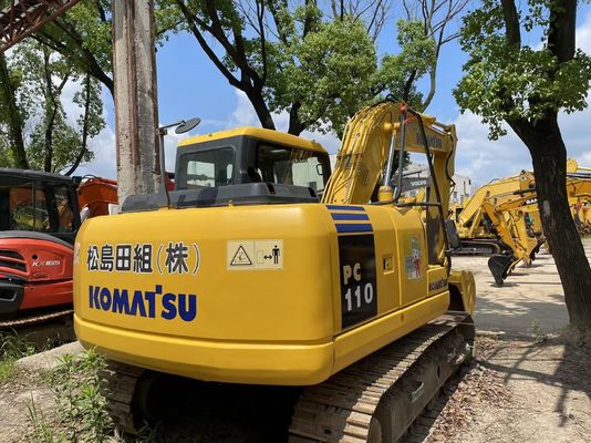 PC110-7 Sürünen Kullanılmış Komatsu Kazıcısı Ağır Güçlü İkinci El Komatsu Kazıcısı