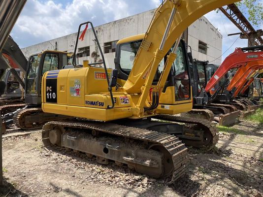 PC110-7 Sürünen Kullanılmış Komatsu Kazıcısı Ağır Güçlü İkinci El Komatsu Kazıcısı