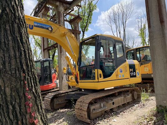PC110-7 Sürünen Kullanılmış Komatsu Kazıcısı Ağır Güçlü İkinci El Komatsu Kazıcısı