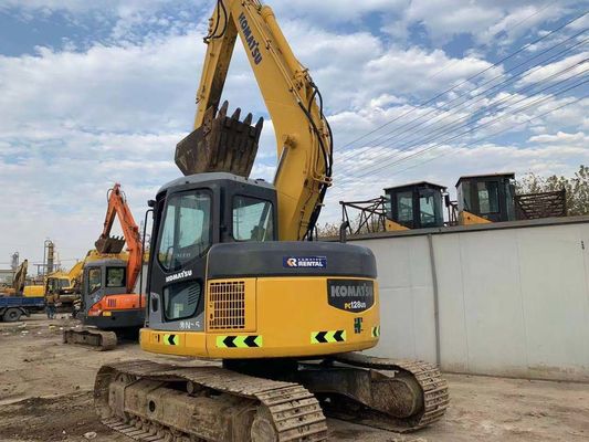 PC128US-2E Kullanılmış Komatsu Kazı Makinesi 13 Tonluk Kazı Makinesi Yüksek Hassasiyet