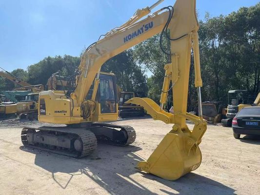 PC128US-8 Kullanılmış Komatsu Kazı Makinesi Hidrolik Başparmak Mini Crawler Kazı Makinesi