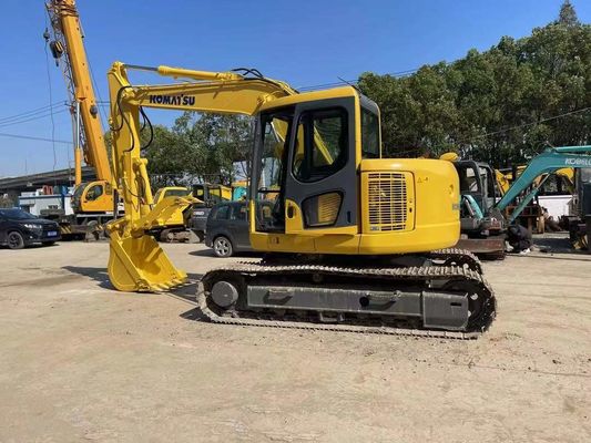 PC128US-8 Kullanılmış Komatsu Kazı Makinesi Hidrolik Başparmak Mini Crawler Kazı Makinesi
