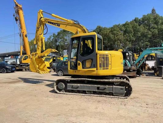 PC128US-8 Kullanılmış Komatsu Kazı Makinesi Hidrolik Başparmak Mini Crawler Kazı Makinesi