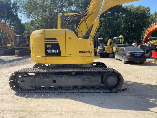PC128US-8 Kullanılmış Komatsu Kazı Makinesi Hidrolik Başparmak Mini Crawler Kazı Makinesi