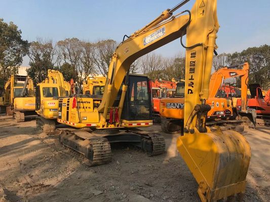 Enerji tasarrufu kullanılmış Komatsu PC130 6 Crawler Yüksek istikrarlılık Orijinal renk