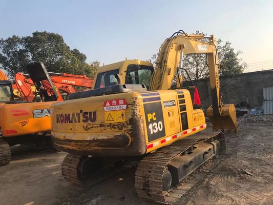 Enerji tasarrufu kullanılmış Komatsu PC130 6 Crawler Yüksek istikrarlılık Orijinal renk