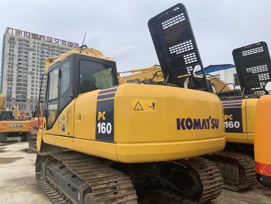 Japonya Komatsu PC160LC-7 Mini Crawler Excavator Güçlü Motorlu İkinci El