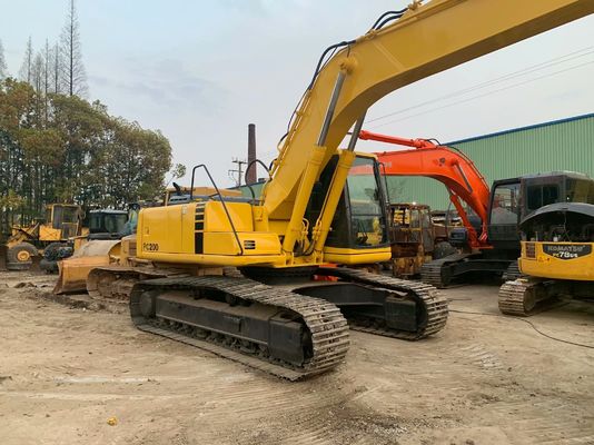 Yüksek Verimlilikli Kullanılan Komatsu PC200 6 Ekskavatörü Orijinal Japonya Güçlü
