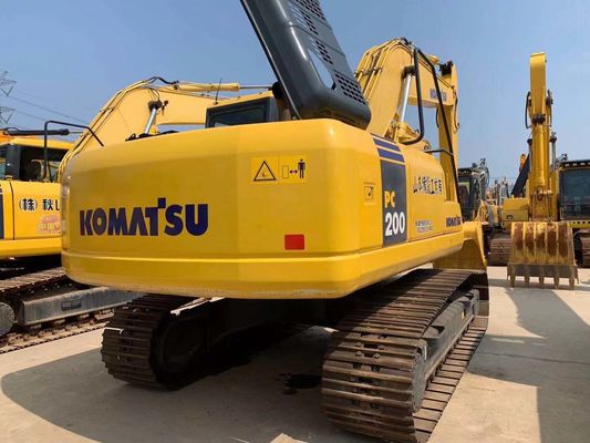 Kolay Çalışma Kullanılmış Komatsu Kazı makinesi PC200-7 Orijinal Japonya 20 Tonluk Kazı makinesi