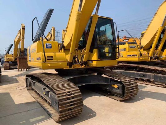 Kolay Çalışma Kullanılmış Komatsu Kazı makinesi PC200-7 Orijinal Japonya 20 Tonluk Kazı makinesi