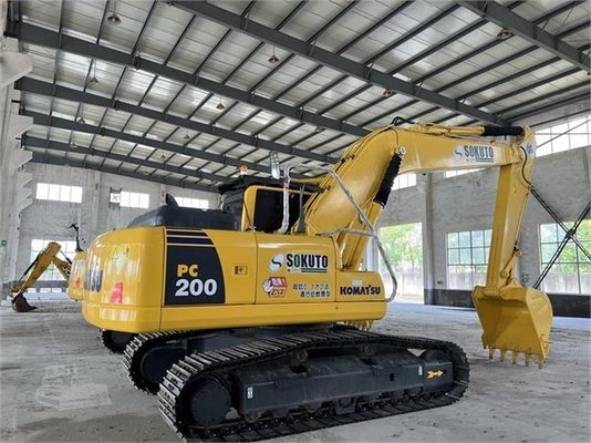 PC200-8 Kullanılmış Komatsu kazıcı Japon orijinal bakımlı ikinci el kazıcılar